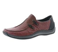 Rieker Women's L1751-35 Loafers, Red (Wine/Schwarz 35), 7.5 UK