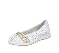 Rieker Women's L3062 Ballerina, White, 6.5 UK