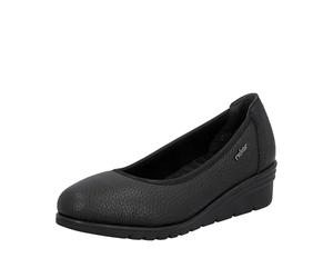 Rieker Women's L5360 Ballet Flats, Black, 41 EU, Black, 7.5 UK