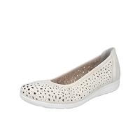 Rieker Women's L9365 Ballet Flats, Beige, EU 42, Beige, 8 UK