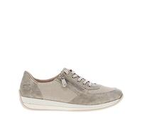 Rieker Womens lace up Fashion Trainer Shoe (Beige, UK_Footwear_Size_System, Adult, Women, Numeric, Medium, Numeric_7)