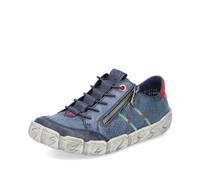Rieker Women's Lace-Up Shoes L0357, Size:37 EU, Color:Blue
