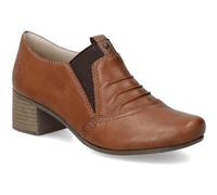 Rieker Womens Ladies 41657 Brown Court Shoes Elasticated Slip On Size UK 5-8