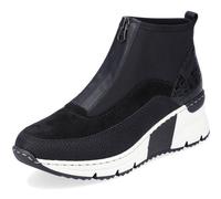 Rieker Womens Ladies Black Black Wedge Ankle Boot Size UK 6-7.5