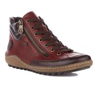 Rieker Lace/Zip Up Ankle Boot 7.5 Red