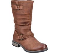 Rieker Womens Ladies Mid Calf Warm Lined Slouch Boots Size 5-8