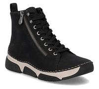 Rieker Womens Ladies Warm Lined Black Ankle Boots Size 4-8
