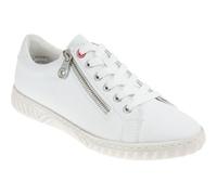 Rieker Womens Ladies White Lace Zip Up Leather Shoes Trainers Size UK 5-8