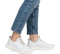 Rieker Womens Ladies White Sport Styled Trainers Sneakers Sports Shoes Size 4-8