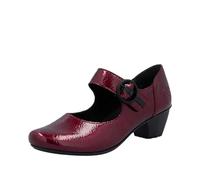 Rieker Women's Shoes 41756-33 Mary Jane Red croc Plain Synthetic Size 39