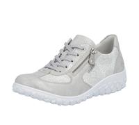 Rieker Women's 59501 Lace-Up Shoes, Silver/Platinum, 36 EU