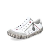 Rieker Women's Low-Top Trainers L0355, Women's Low Shoes, White 80, 6 UK