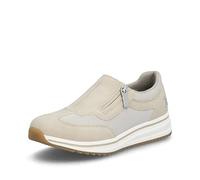 Rieker Women's Low-Top Trainers L5854, Women's Low Shoes, Loose Insole, Beige 62, 39 EU Weit