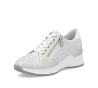 Rieker Women's Low-Top Trainers N4316, Women's Low Shoes, Loose Insole, Beige Estate 90, 5 UK