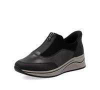 Rieker Women's Low-Top Trainers N9553, Women's Low Shoes, Loose Insole, Braun Kombi 25., 41 EU Weit