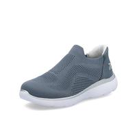 Rieker M5072 Women's Low-Top Trainers, Blue 10, 7.5 UK