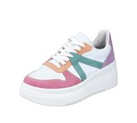 Rieker M7814-90 Ladies White Lace-Up Shoes Colour: Metallic, Size: EU