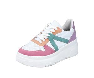Rieker Women's M7814 Lace-Up Shoes, White Combi, 8 UK