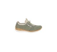Rieker Women Trainers N42G0, Ladies Low-Tops,Removable Insole,Low Shoe,Street Shoes,Leisure,Sporty,Green (grün / 52),41 EU / 7.5 UK