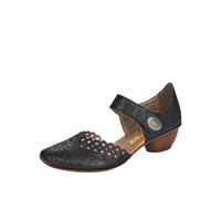 Rieker Women's Pia Open Court Shoes Black UK 5