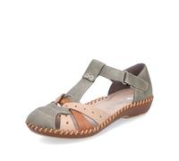 Rieker Women's Mary Jane Shoe - Green | M1655-54 54 36