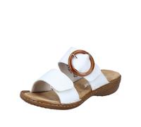 Rieker Women's Mule Sandals Slippers White 60894