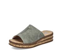 Rieker Women's Mules 62905, Women's Slippers, Green 53, 37 EU Schmal