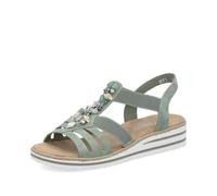 Rieker Women's Mules V0649, Women's Slippers, Green 52, 37 EU Schmal