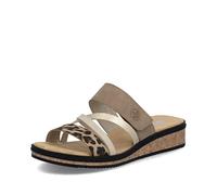 Rieker Women's Mules V3652, Women's Slippers, Beige Combi 62, 5 UK