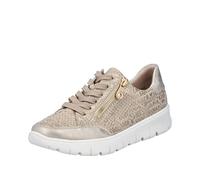 Rieker Women's N1316 Lace Up Shoes, Beige, 5 UK