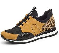 Rieker Women's N3083 Sneaker, Yellow, 3.5 UK