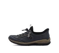 Rieker Womens N3267-01 Ready 2 Go Black Slip On Casual Shoes (Navy, UK Footwear Size System, Adult, Women, Numeric, Medium, 4)