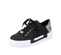 Rieker Women's N4931 Sneaker, Black, 6 UK