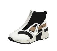 Rieker Women's N6360 Ankle Boot, White Combi, 6.5 UK