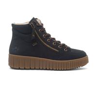 Rieker Womens Navy Ankle Boots Water Resistant Tex Warm Lined Zip Lace Up SIZE