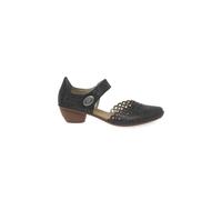 Rieker Pia Womens Open Court Shoes 4 UK Black