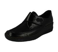 Rieker Velcro Shoe Black, black, 8 UK