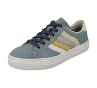 Rieker Womens Rieker Lace Up Trainer L8802 - Blue Combination - UK 6.5