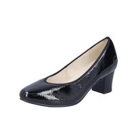 Rieker Women's Round Toe Block Heel Court Shoes 44650, multicoloured, 7.5 UK
