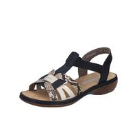 Rieker Women's Sandal - Black | 65918-92 92