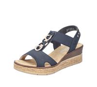 Rieker Women's Sandal Shoes Blue 63798