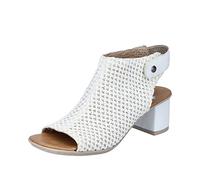 Rieker Women's Sandals 64670, White, 8 UK