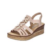 Rieker Women's Sandals Shoes Pink 63778