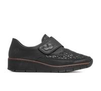 Rieker 537C0-00 Ladies Wedge Heel Shoes Black: EU 38 Size: EU 38