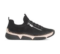 Rieker Womens Shoes Black Lace Up Shock Absorption Antistress Stuttgart SIZE