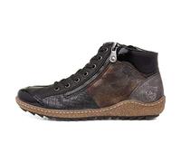 Rieker Women's Short Boots Black Half Length Boots (Damen Kurzstiefel Schwarz) - black 4 UK, (L7541-00)