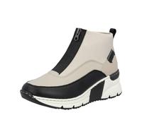 Rieker Women's Slip-On Boots in Brown Combination