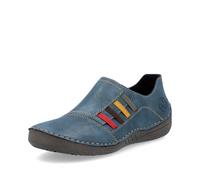 Rieker Women's 52560, Women's Low Shoes, Blue 14, 3.5 UK