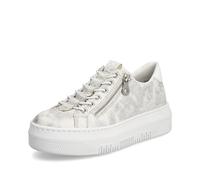 Rieker Women's Slip-On Sneakers Half Shoes White Beige M1953