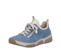 Rieker Women's Slip-On Trainers 45913, Women's Low Shoes, Blue, 40 EU